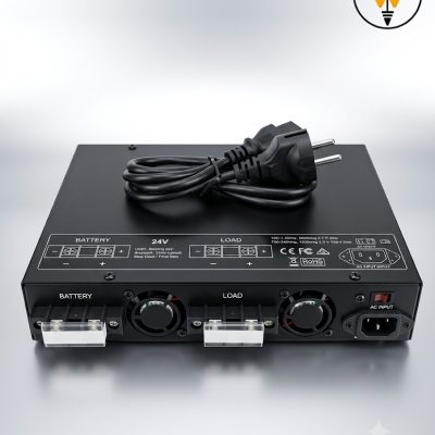 NISSEI NS-2410C SWITCHING REGULATED DC POWER SUPPLY + CHARGER 24VDC