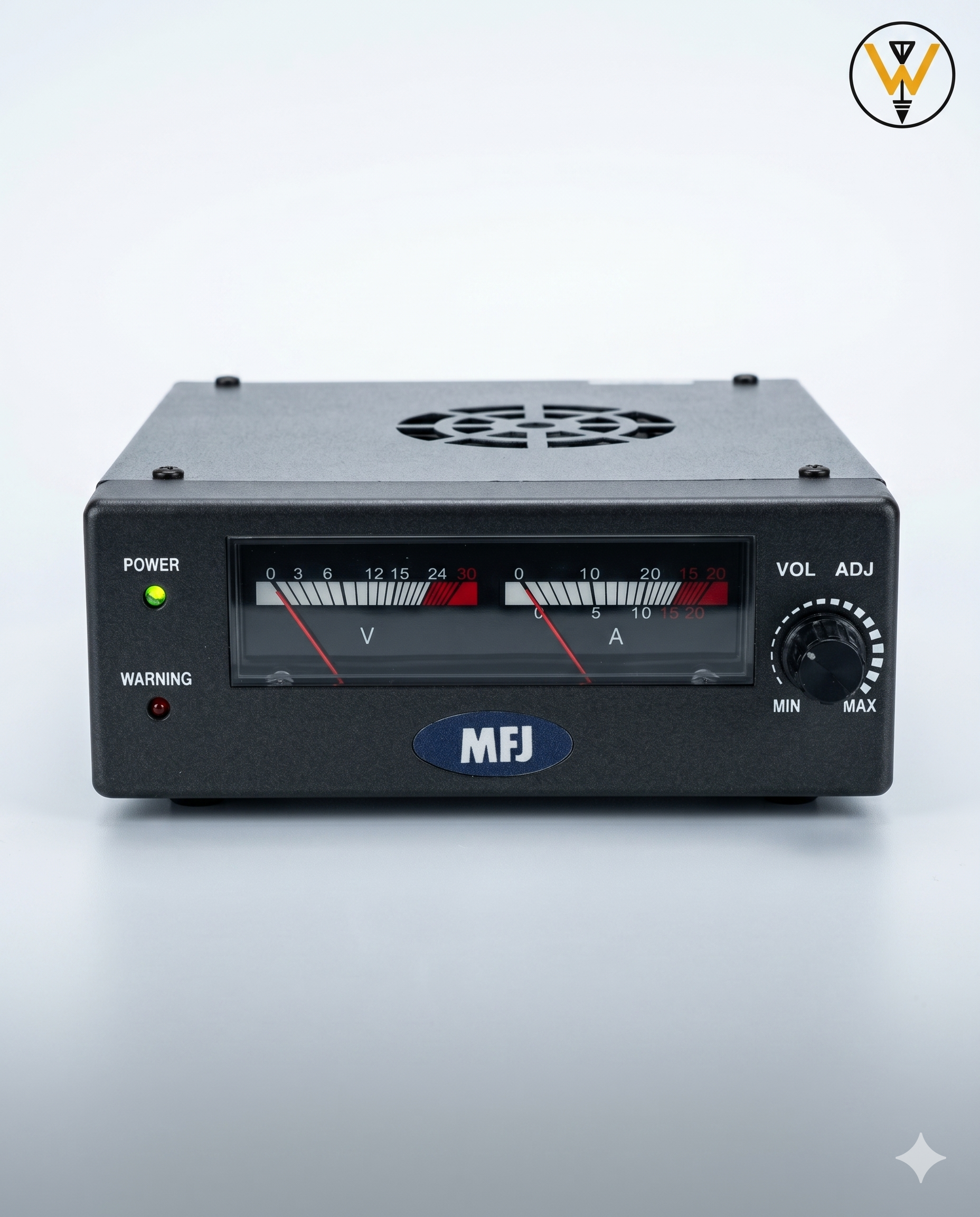 MFJ 4218MV PSU : SWITCHING 0-24VDC 18A (V/A METER) : 110/220VAC