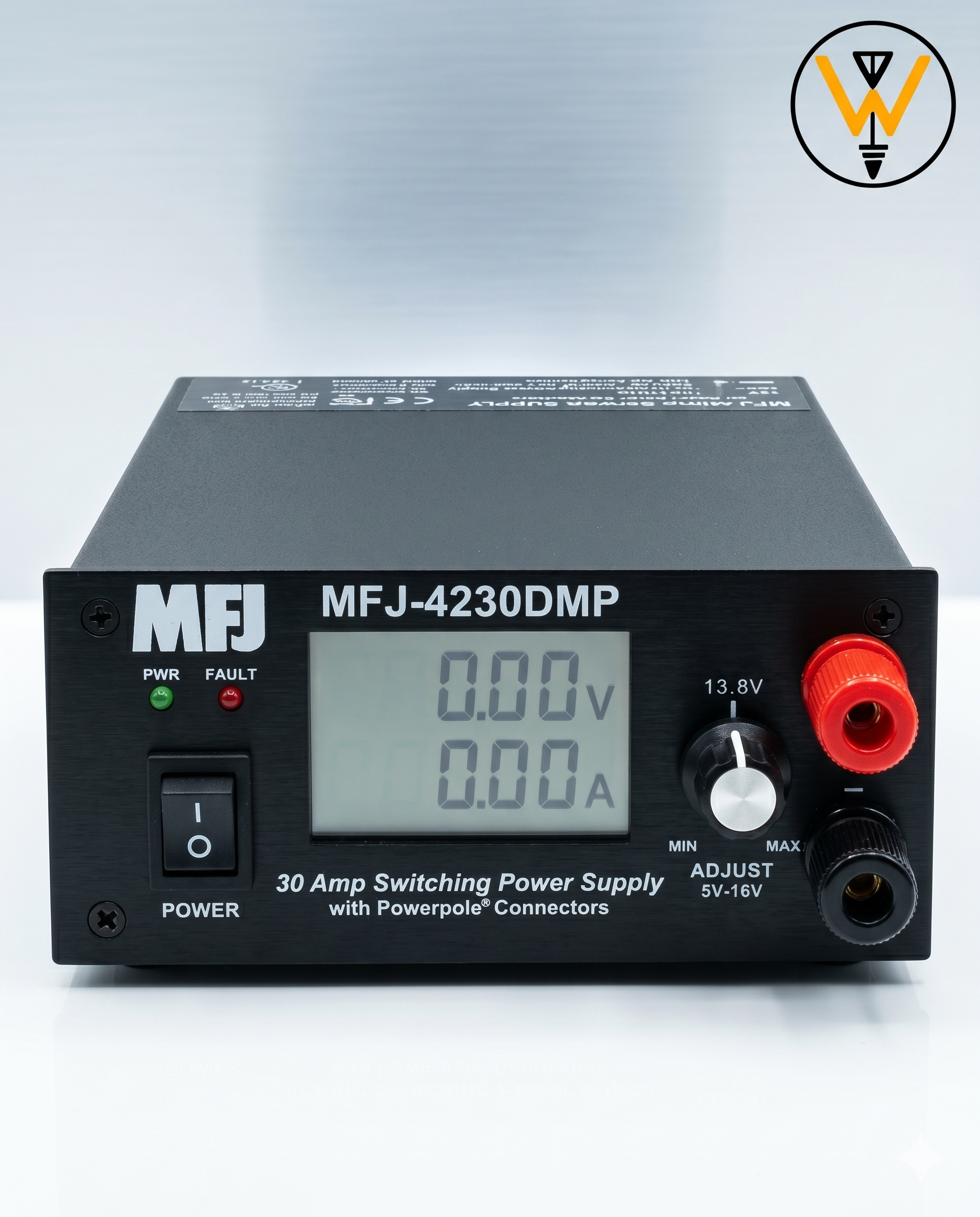 MFJ 4230DMP PSU SWITCHING 25/30A 4-16VDC DIGITAL SINGLE DUALMETER 220V