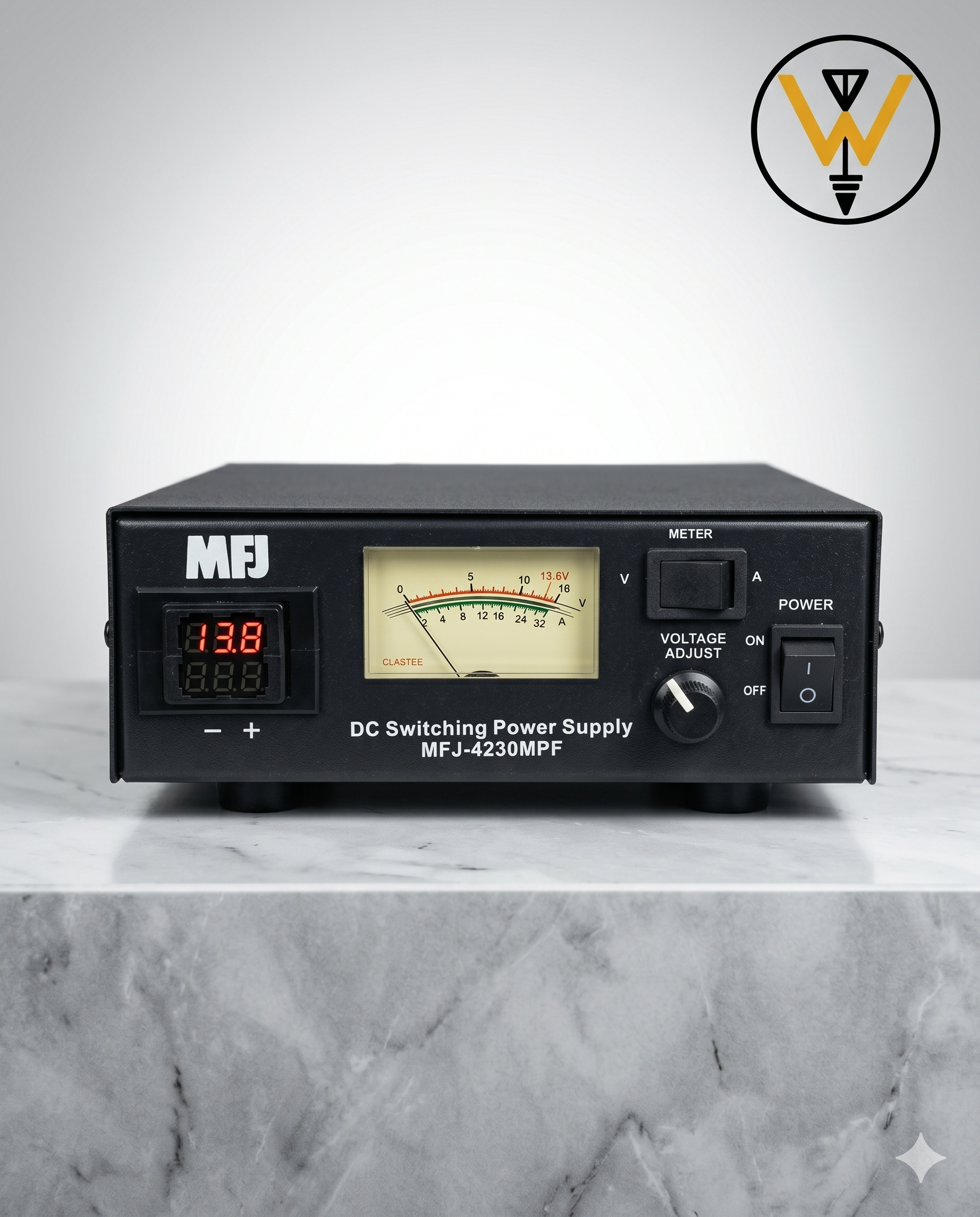 MFJ 4230 MPF PSU : SWITCHING 30A 9-15VDC (POWER POLES) MFJ-4230MPF