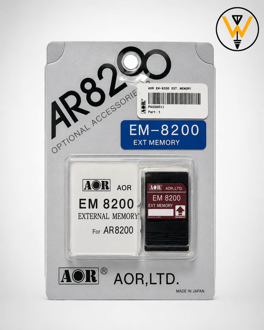 AOR EM-8200 EXPANDS MEMORY 4000CH