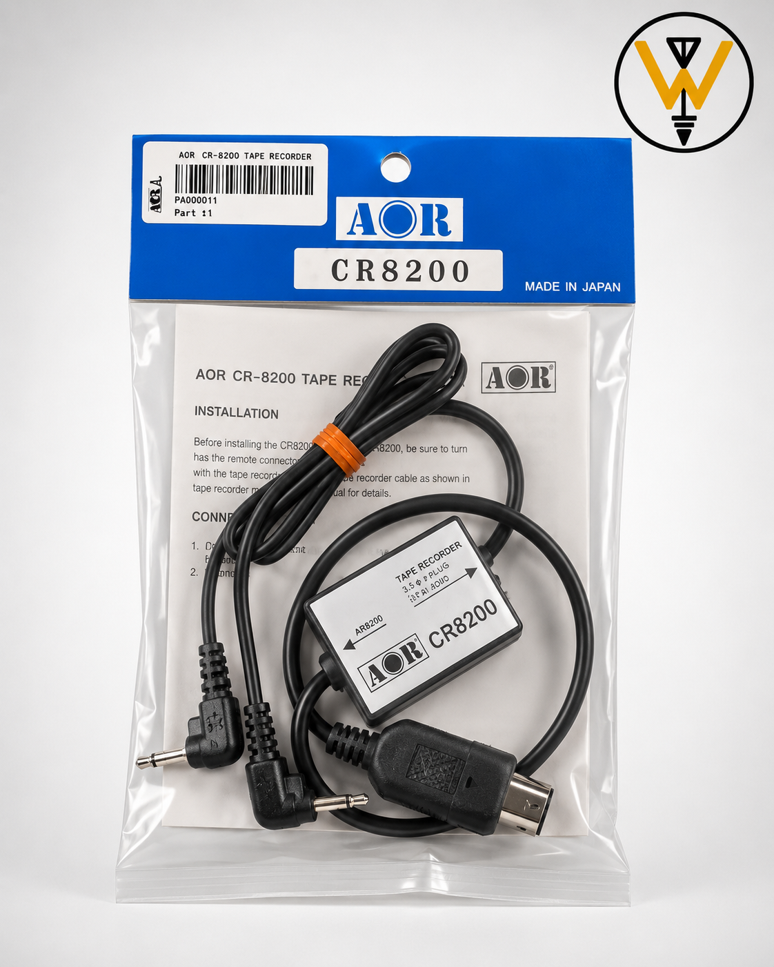 AOR CR-8200 Tape Recorder Cable