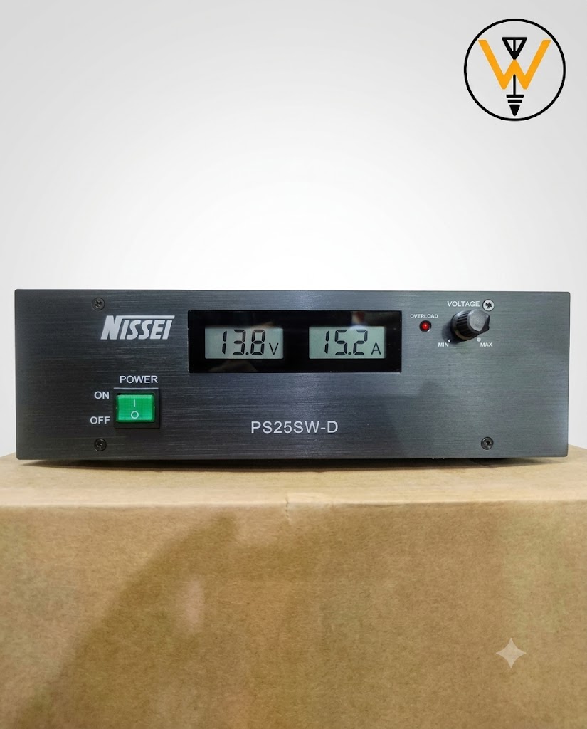 NISSEI PS-25SW-D PSU SWITCHING + CHARGER : 5-15VDC/25A + 3A CHARGER DI