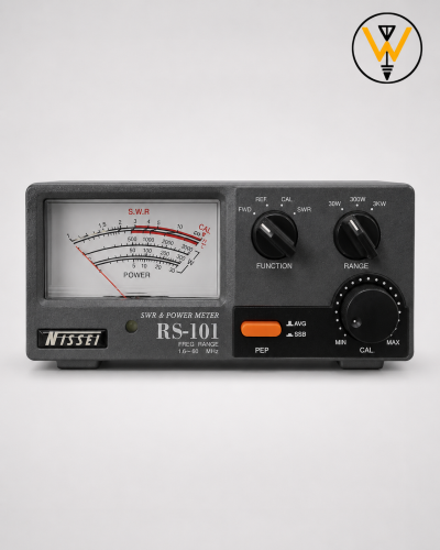 NISSEI RS-101 SWR/POWER METER 1.6-60MHZ 30/300/3KW