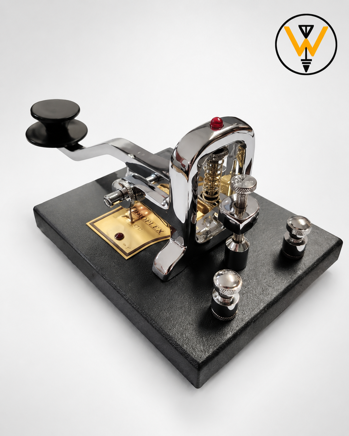 VIBROPLEX HK-STD KEYER : STRAIGHT HAND (BLACK)