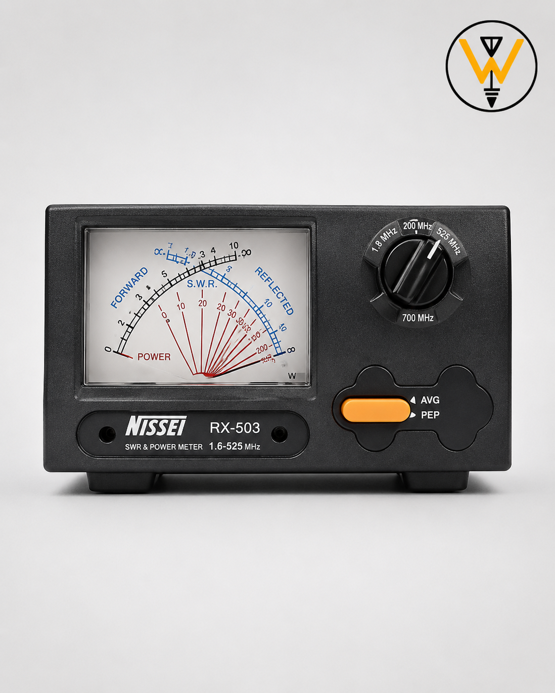 NISSEI RX-103 CROSS-NEEDLE SWR/POWER METER 1.6-60MHZ 10/100/1KW