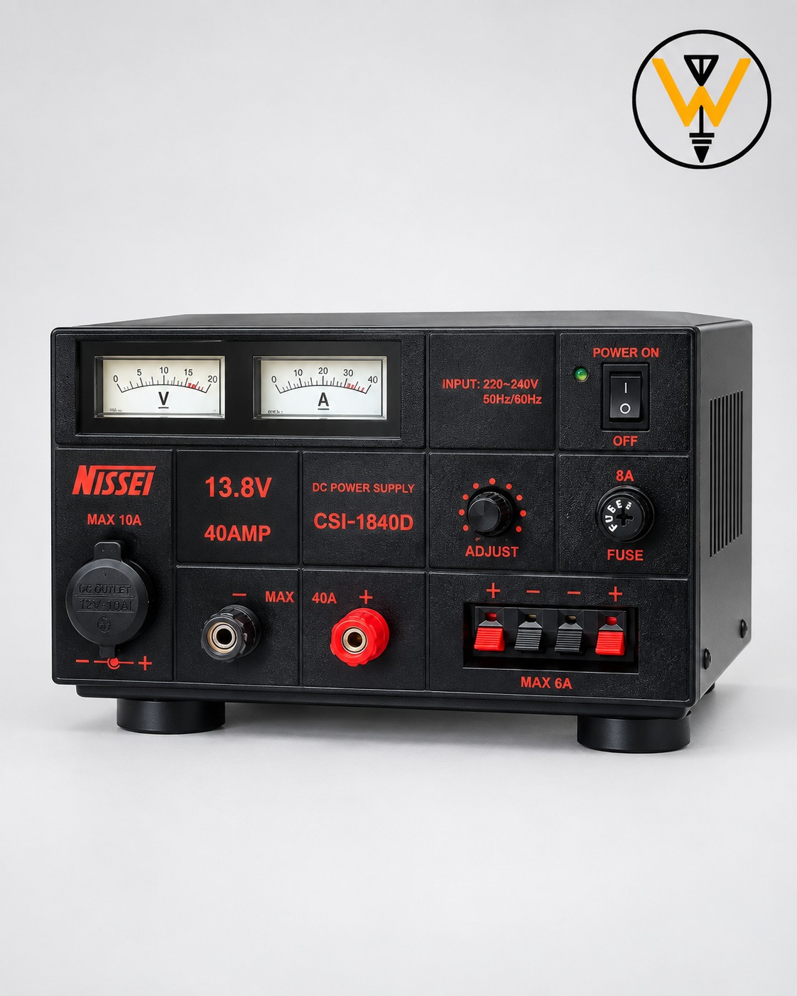 NISSEI CSI 1840D PSU (TRANSFORMER) : 1.5-15VDC/40A : 220VAC