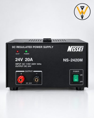 NISSEI NS-2420M PSU (TRANSFORMER) :24VDC/20A AUTO AC/DC SWITCH 110/220VAC :EU-PLUG
